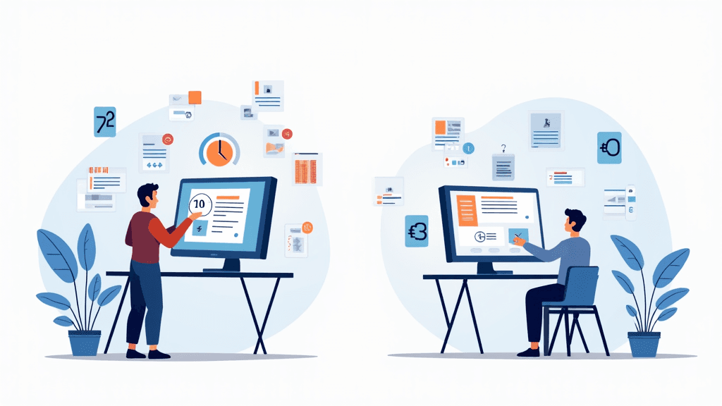 Comparison of manual vs. automated due diligence processes