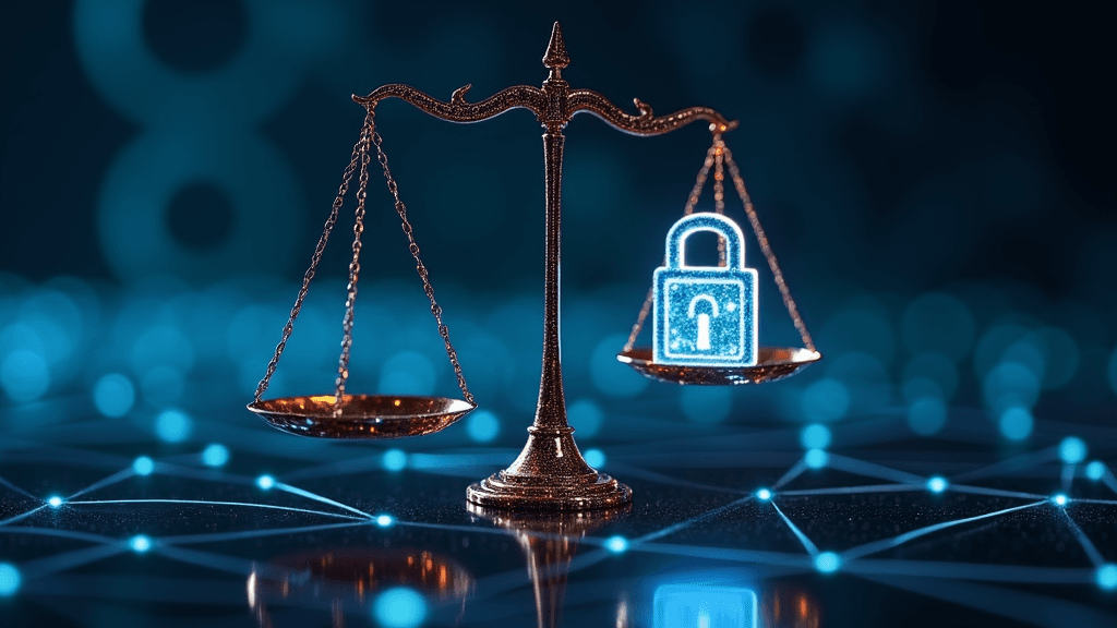 AI ethics visualized in the context of responsible data collection